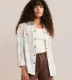 Roark Alpine Long Sleeve Flannel Bone Hot