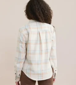 Roark Alpine Long Sleeve Flannel Bone Hot