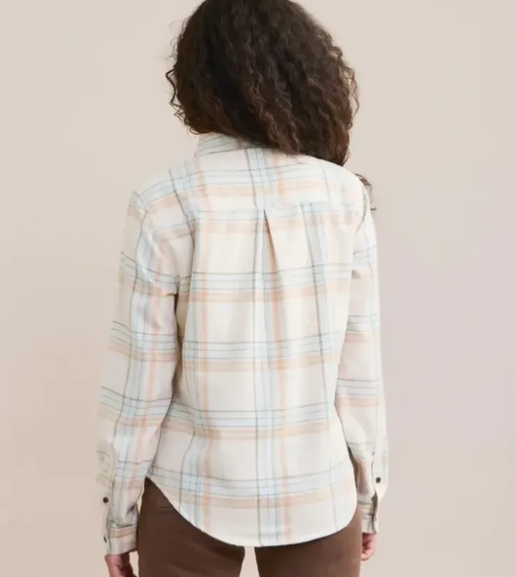 Roark Alpine Long Sleeve Flannel Bone Hot