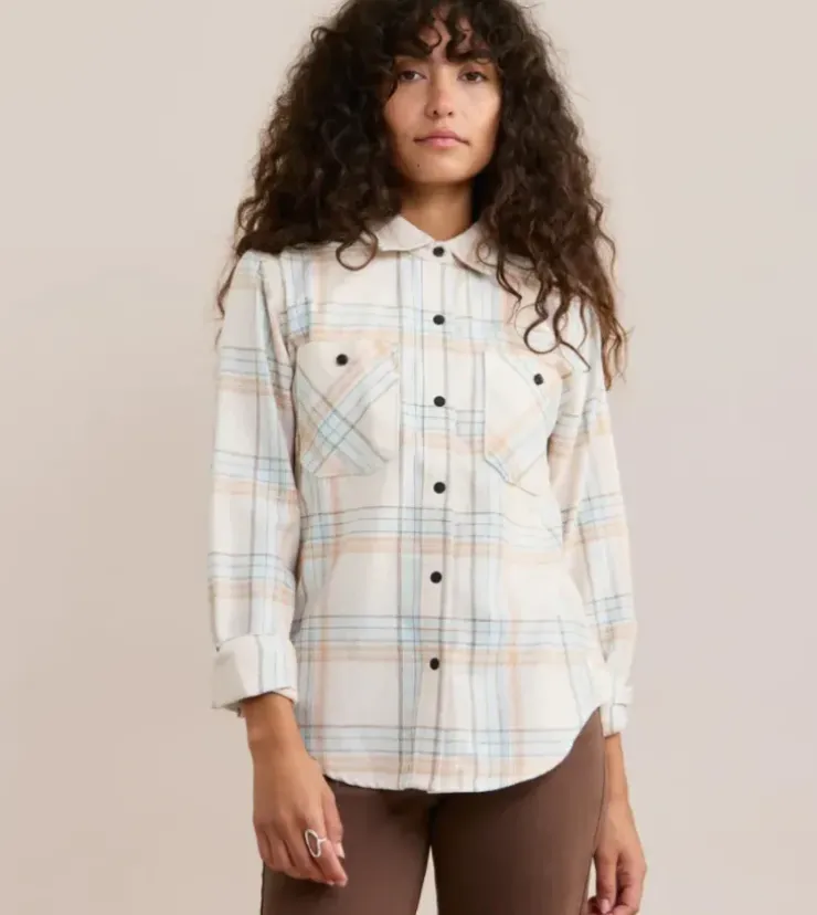 Roark Alpine Long Sleeve Flannel Bone Hot