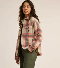 Roark Amberley Long Sleeve Flannel Stone Clearance