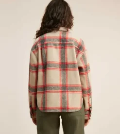 Roark Amberley Long Sleeve Flannel Stone Clearance