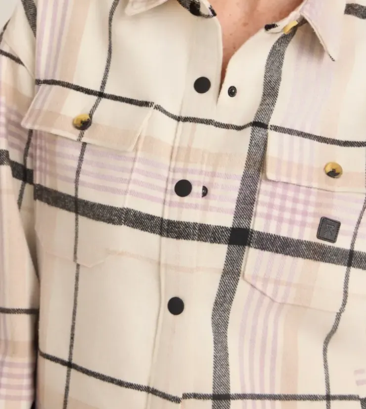 Roark Amberley Long Sleeve Flannel WhiteWolf Best