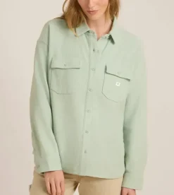 Roark Amberley Long Sleeve Flannel Aquavit