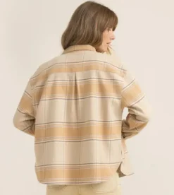 Roark Amberley Long Sleeve Flannel Caramel Outlet