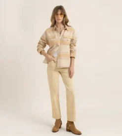 Roark Amberley Long Sleeve Flannel Caramel Outlet