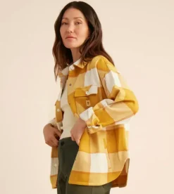 Roark Amberley Long Sleeve Flannel Tobacco Sale