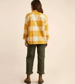 Roark Amberley Long Sleeve Flannel Tobacco Sale