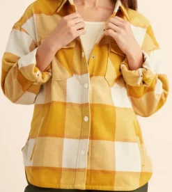 Roark Amberley Long Sleeve Flannel Tobacco Sale