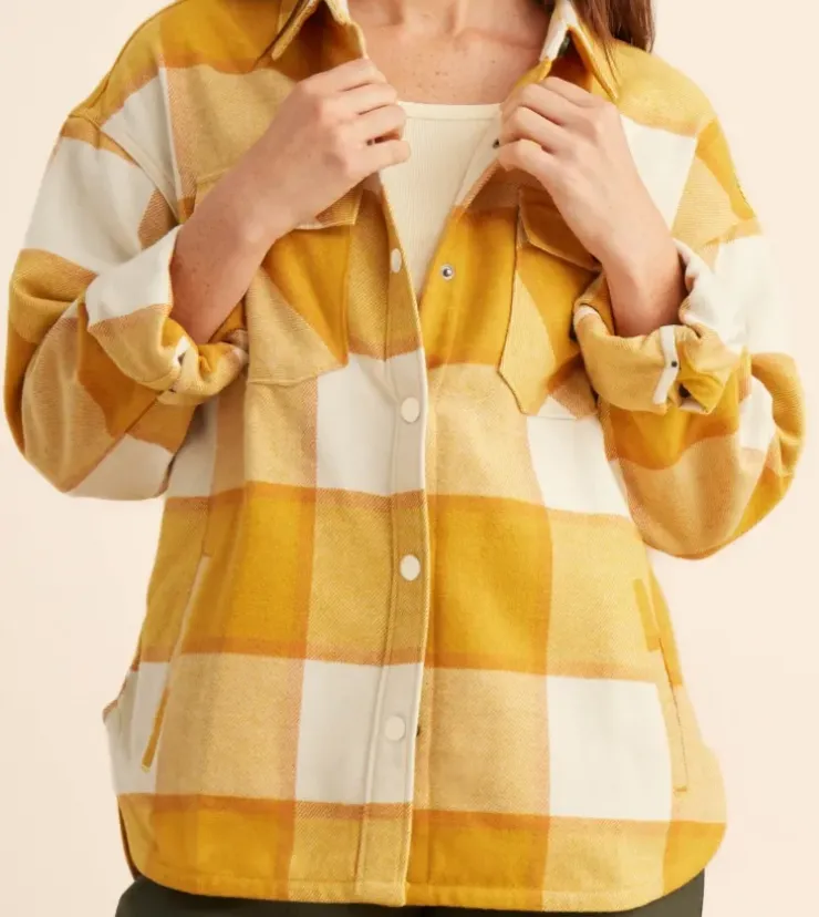 Roark Amberley Long Sleeve Flannel Tobacco Sale