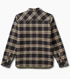 Roark Backwoods Flannel Jacket Black New