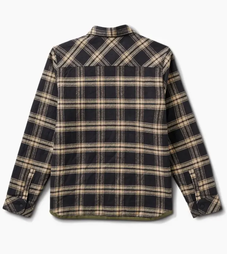 Roark Backwoods Flannel Jacket Black New