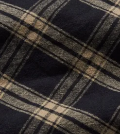 Roark Backwoods Flannel Jacket Black New