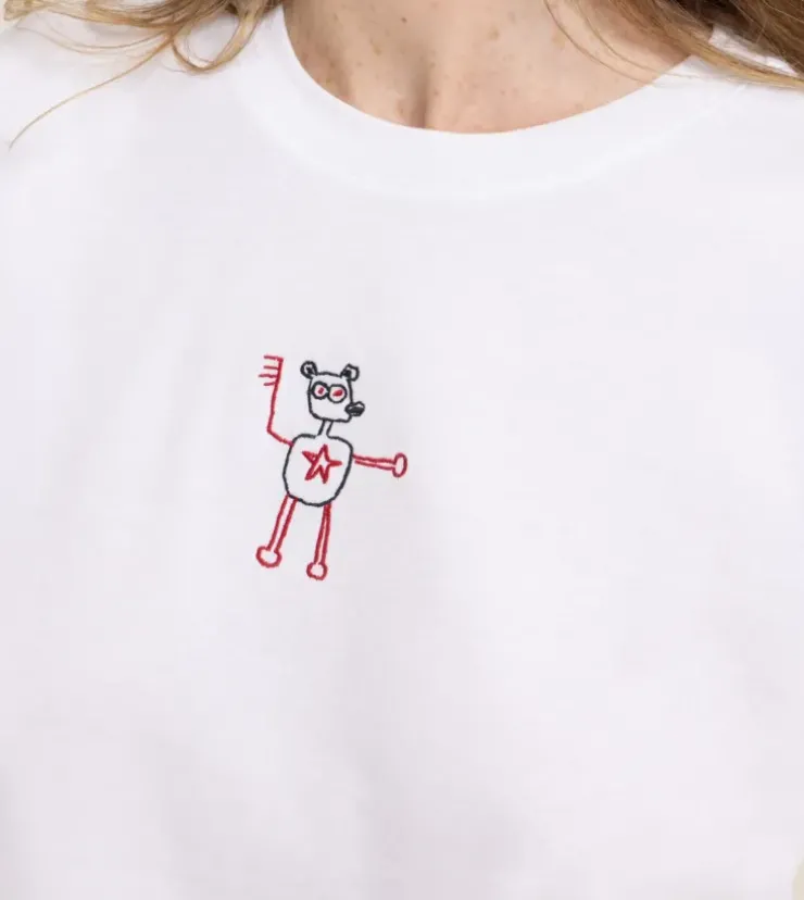 Roark Bear Boxy Basquiat Premium Tee Clearance