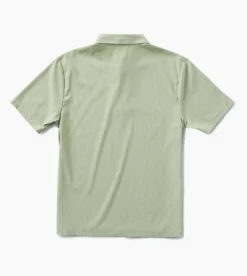 Roark Bless Up Breathable Polo Shirt DustyGreen Discount