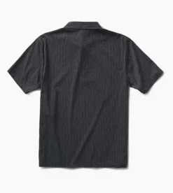 Roark Bless Up Breathable Polo Shirt Black Discount