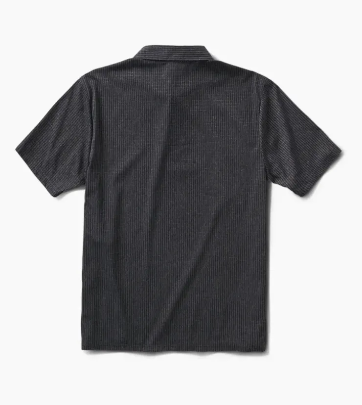 Roark Bless Up Breathable Polo Shirt Black Discount
