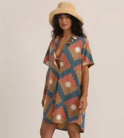 Roark Bless Up Breathable Stretch Dress Costa New