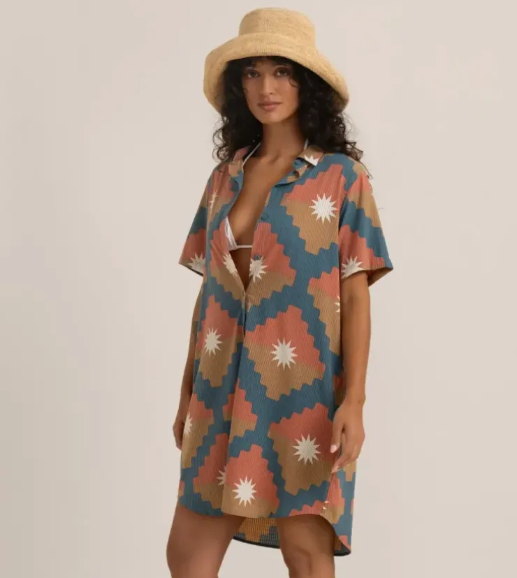 Roark Bless Up Breathable Stretch Dress Costa New