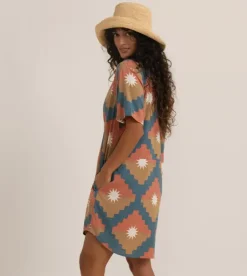 Roark Bless Up Breathable Stretch Dress Costa New