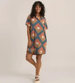 Roark Bless Up Breathable Stretch Dress Costa New
