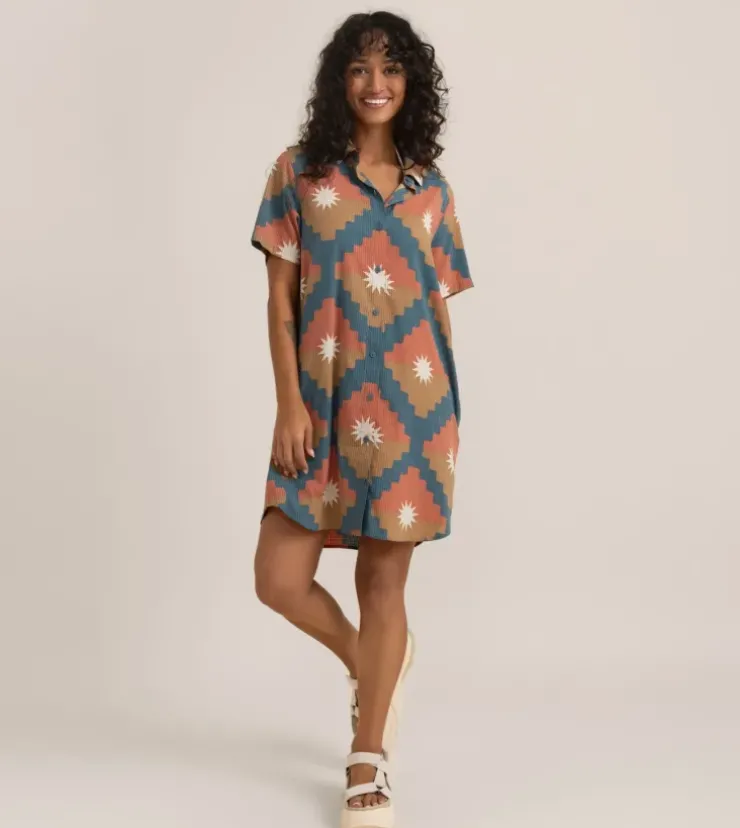 Roark Bless Up Breathable Stretch Dress Costa New