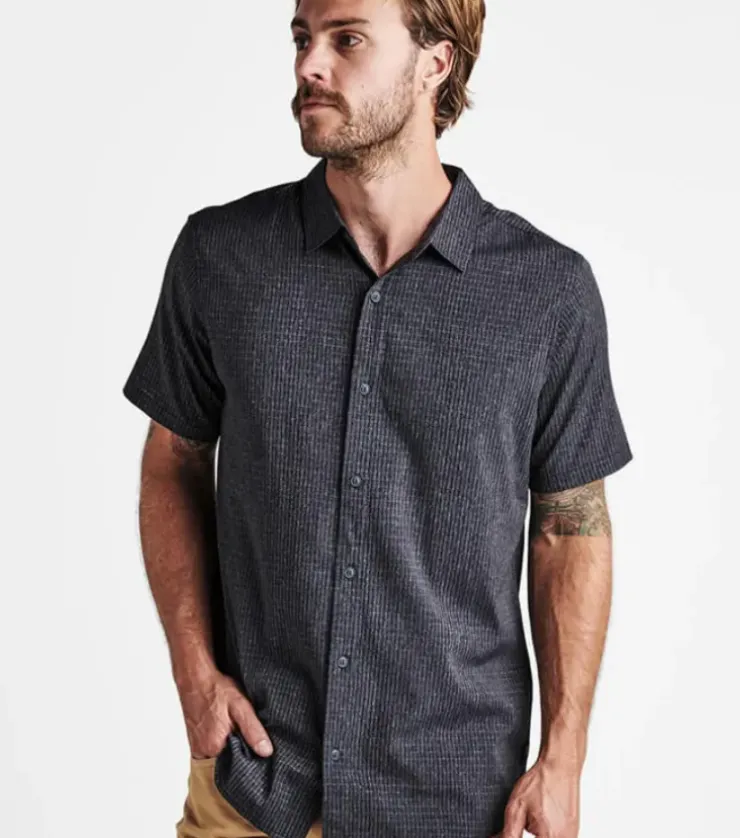 Roark Bless Up Breathable Stretch Shirt Black2 Sale