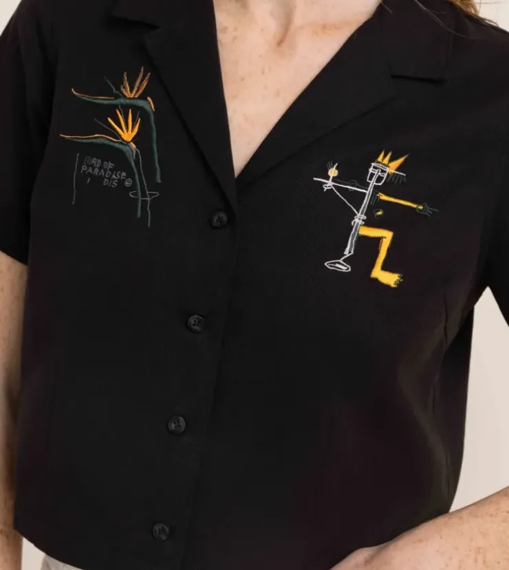 Roark Camp Shirt Black Hot