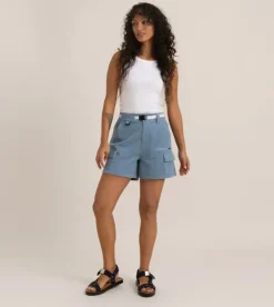 Roark Canyon Corduroy Shorts Lagoon Sale