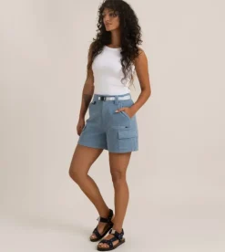 Roark Canyon Corduroy Shorts Lagoon Sale