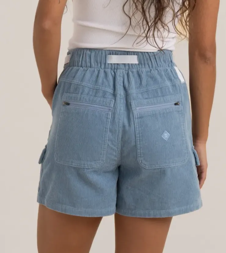 Roark Canyon Corduroy Shorts Lagoon Sale