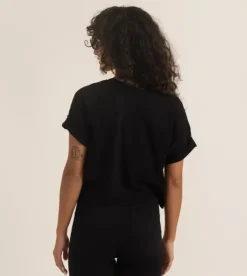 Roark Ciao Bandito Cropped Boxy Premium Tee Black Clearance