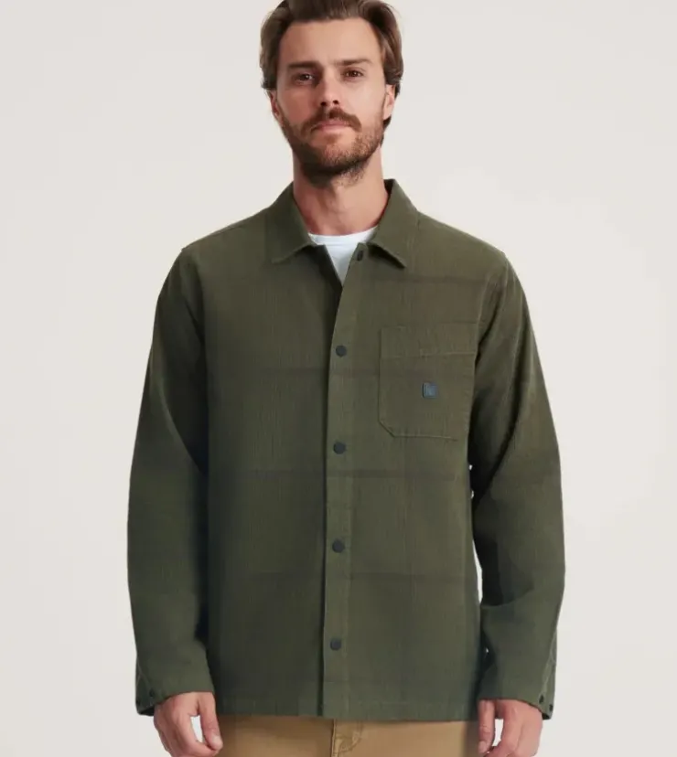 Roark Cordlord Overshirt Jacket DarkMilitary Outlet