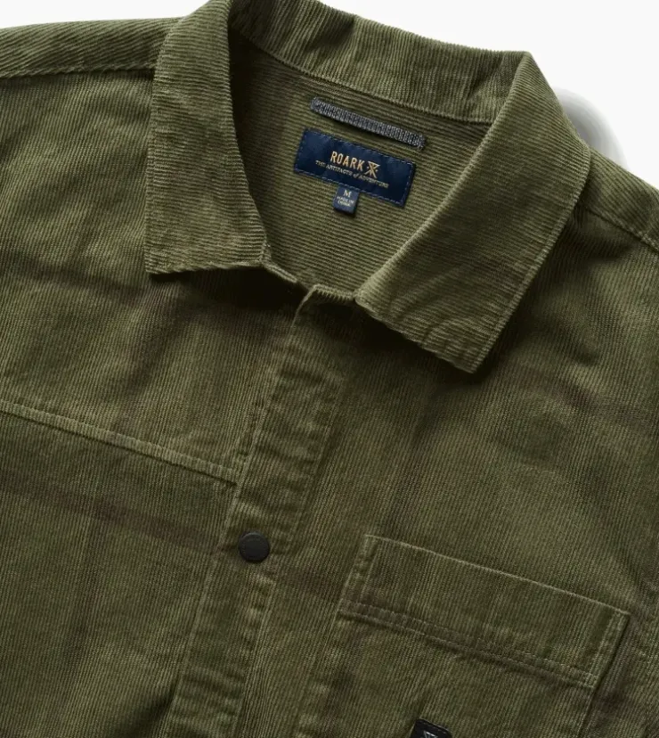 Roark Cordlord Overshirt Jacket DarkMilitary Outlet