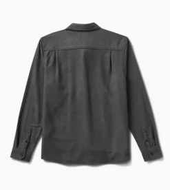 Roark Crossroads Long Sleeve Flannel Charcoal Sale