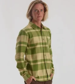 Roark Crossroads Long Sleeve Flannel Fern