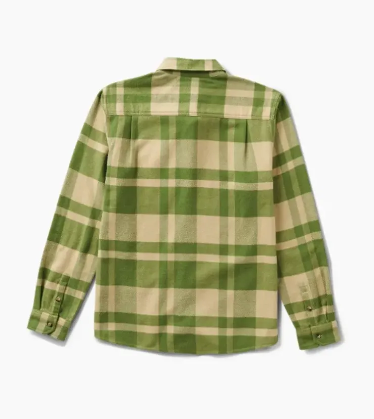 Roark Crossroads Long Sleeve Flannel Fern