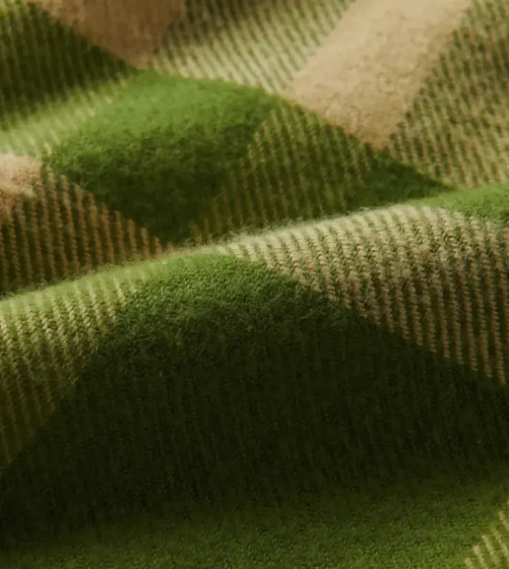 Roark Crossroads Long Sleeve Flannel Fern
