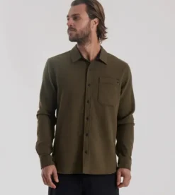 Roark Crossroads Long Sleeve Flannel DarkMilitary New