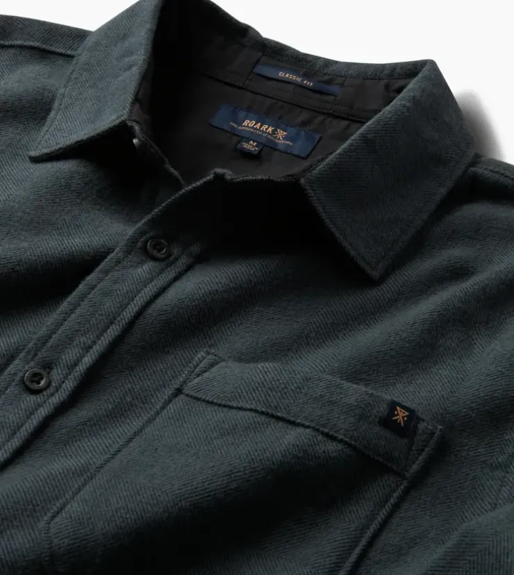Roark Crossroads Long Sleeve Flannel Orion Clearance