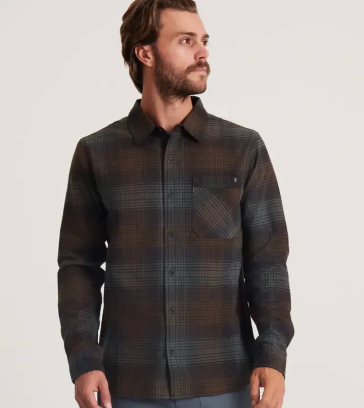 Roark Crossroads Long Sleeve Flannel OrionPlaid New