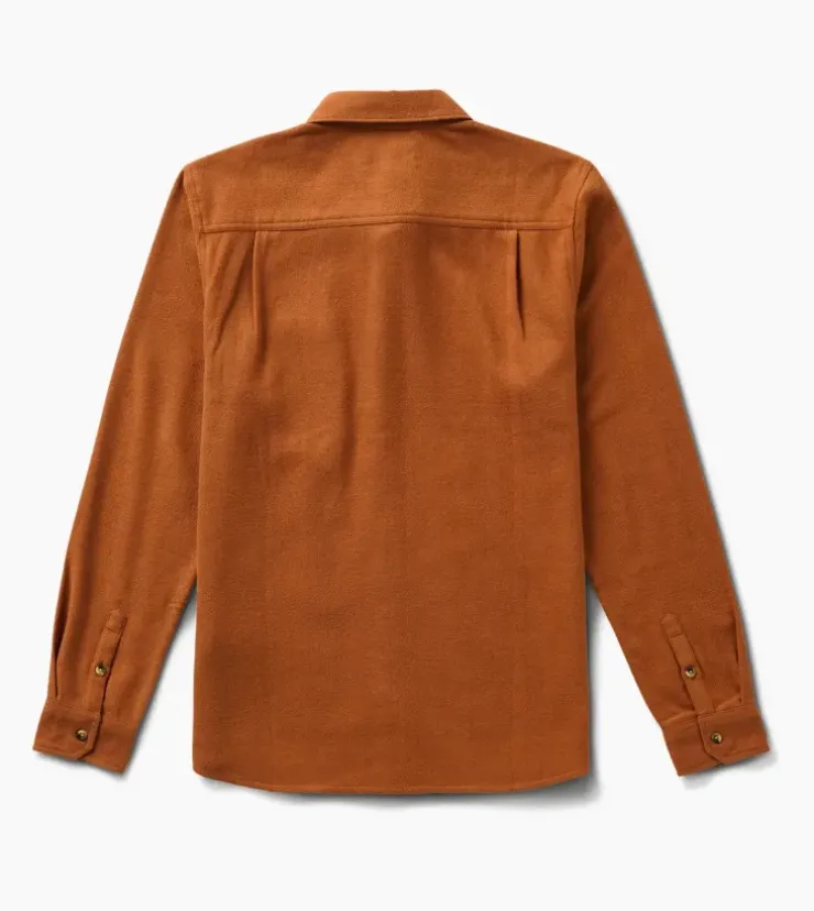 Roark Crossroads Long Sleeve Flannel Pecan New