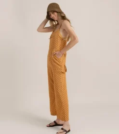 Roark Daytrip Overall Jumpsuit Tobacco Discount