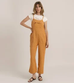Roark Daytrip Overall Jumpsuit Tobacco Discount