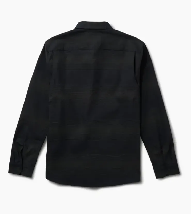 Roark Diablo Long Sleeve Flannel DarkNavyStripes Sale