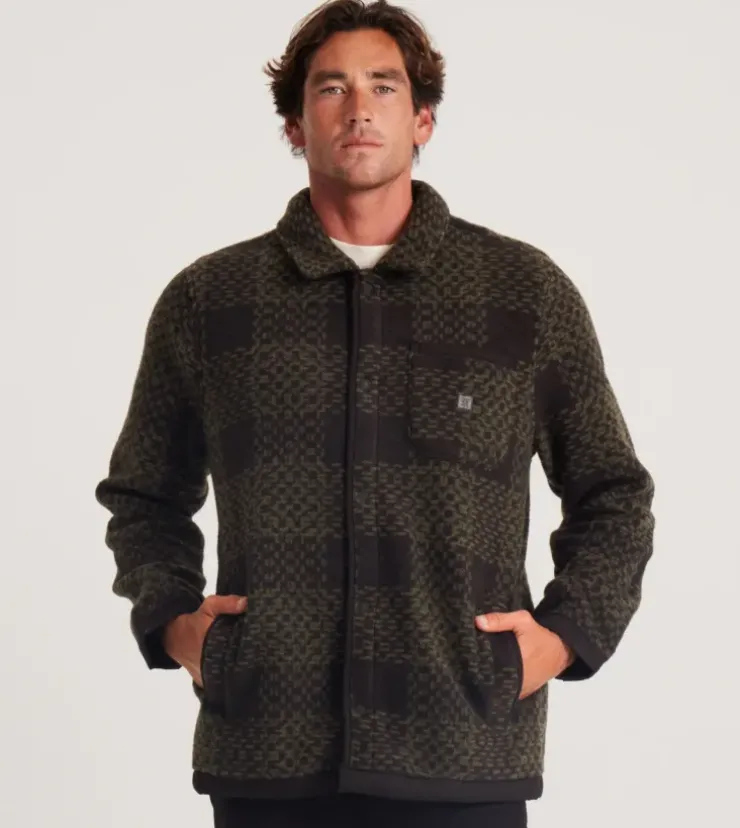 Roark Ember Overshirt Jacket Black Best