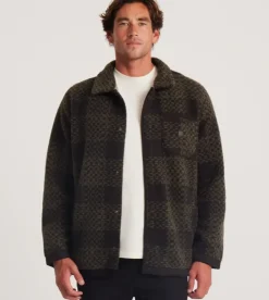 Roark Ember Overshirt Jacket Black Best