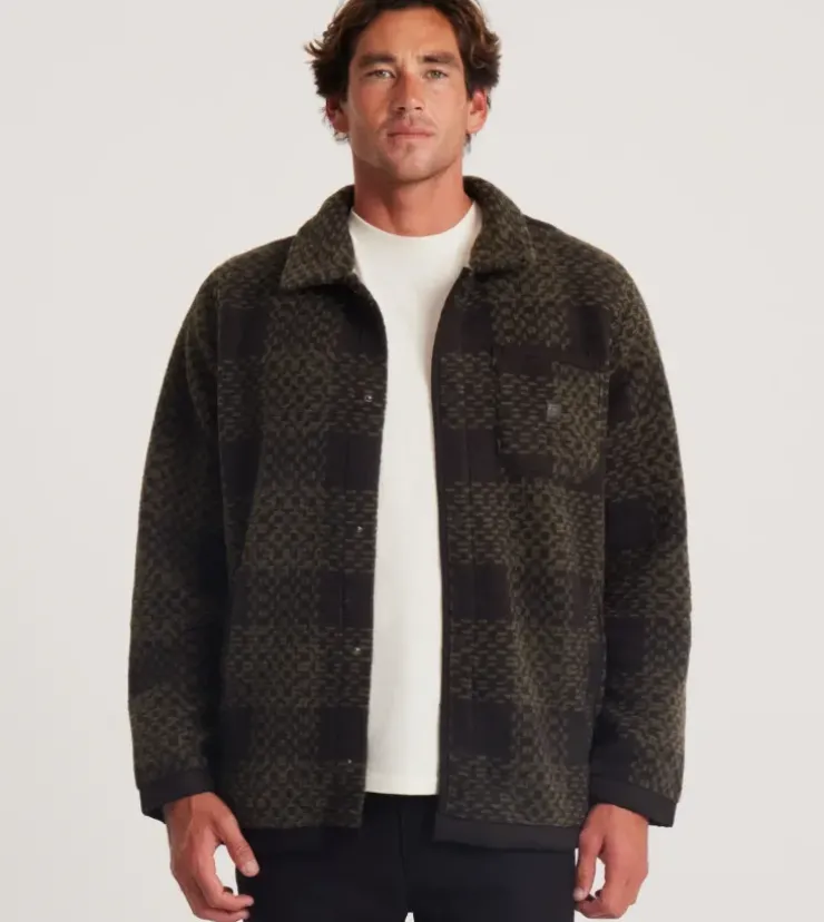 Roark Ember Overshirt Jacket Black Best