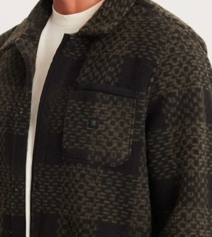 Roark Ember Overshirt Jacket Black Best