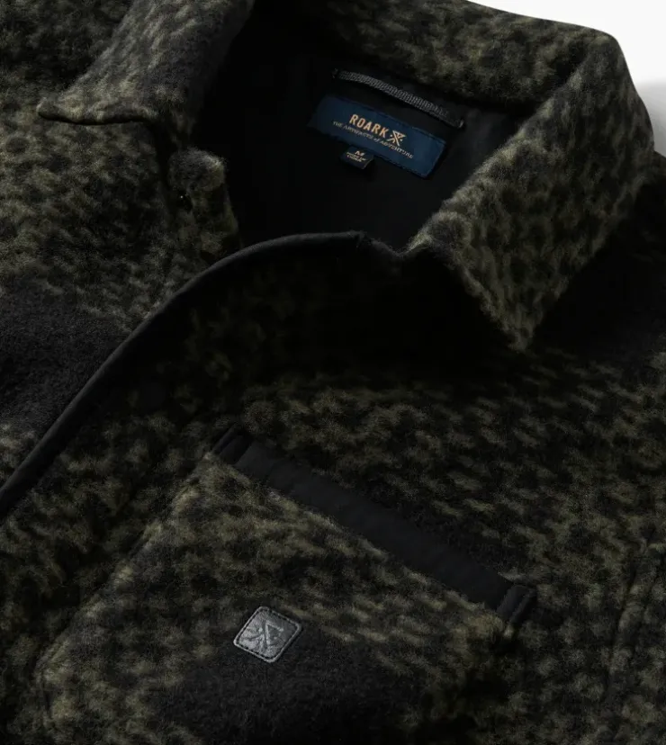 Roark Ember Overshirt Jacket Black Best